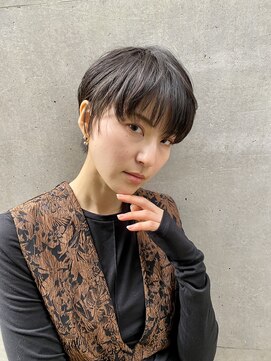 ハルキ ミナト ジャパン オオサカ(HARUKI MINATO japan OSAKA) 40代50代小顔似合わせカットくびレイヤーエモージュ大人可愛い