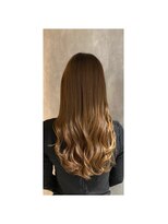 アイディール(:ideal)&nbsp;ベージュブラウン艶髪　波巻き