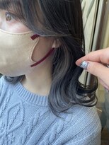アン(Hair make un)&nbsp;【インナーカラー♪♪】ダークグレー♪♪