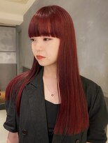 キャロルガーデンズ ボコカ 表参道(Carroll Gardens bococa)&nbsp;ブリーチなし/暖色/ワインレッド