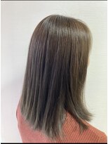 ルージュミュー(ROUGE mieux)&nbsp;ミルクティー×ミディアム×髪質改善トリートメント【茗荷谷駅】