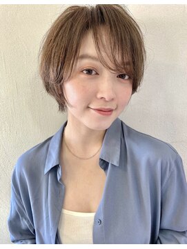 リコバイアフロート(riko by afloat) ショートボブ/ボブ/チャコールグレー/韓国[stylist竹田]