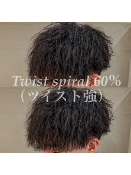 ダズルヘアラッシュ(DAZZLE hair RUSH) ツイストスパイラルパーマ６０％