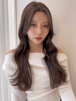 シティーバイローウェ 表参道(City/louwe)&nbsp;オリーブグレージュ/流れるレイヤー/韓国ヘア