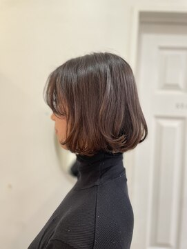 ジーナ 札幌(Zina) ゆるふわミニボブ