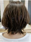大人可愛いショートパーマスタイル/ゆるふわ/30代40代50代