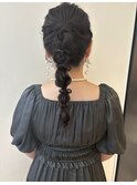 【担当きょうこ】お呼ばれヘア/大人可愛い編みおろしアレンジ
