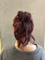 ヘアーミュゼ 井田店(Hair Musee)&nbsp;ゆるふわカシスピンク