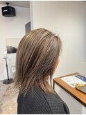 白髪ぼかしハイライト