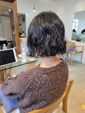 ユール(JUHL) 黒髪ボブパーマ＊