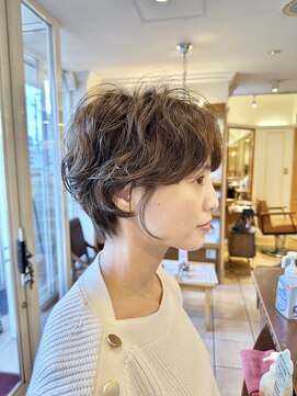 スニップ(Snip) 20代30代40代モテ髪ふんわりカールショート抜け感小顔