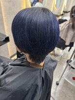 ルノン(LUNON)&nbsp;ブルー/ダブルカラー/ハイトーン