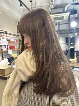 ローウェ 中目黒(Louwe) ブリーチなしベージュカラー