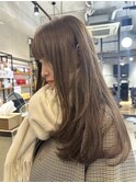 ブリーチなしベージュカラー