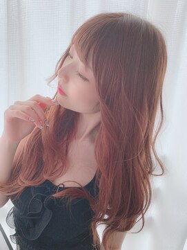 ギーク(Geek) 【Geek春日井】暖色艶髪 ロングスタイル 《担当 REO》