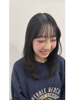 ルプラ カルム(le-pla Calme)&nbsp;ミディアムレイヤー×ブラック