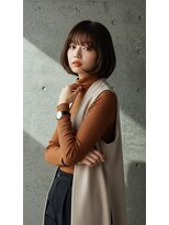 フルショウ 苦楽園店(FURUSHO)&nbsp;大人可愛いシースルーバング×丸みボブ