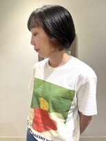 エミス バイ メルト 吉祥寺(emis by melt)&nbsp;【吉田江梨】中明度ミルクティーベージュインナーブリーチボブ