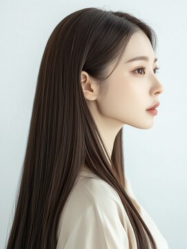 エダ 鎌倉(edA.) 小顔ロング＃髪質改善＃白髪ぼかし＃鎌倉＃40代＃グレージュ