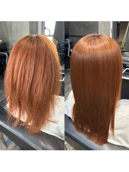 ローリー(Rowlly)の写真/日々蓄積されたダメージをリセット！"髪質改善/縮毛矯正"で毛先迄滑らかな感動の仕上がりに。