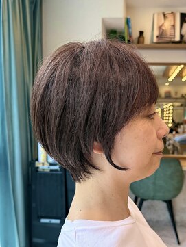 ロンド パルティール 大宮(Lond partir) イメチェン外ハネボブ美髪ワイドバングレイヤーショート/大宮