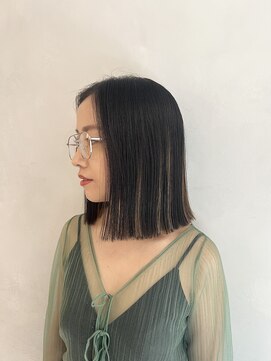 マスカリ(muscali) #丸型#ホワイトグレージュ#ミニウルフ#チェリーブラウンa75