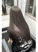 髪質改善水素トリートメント×モカグレージュ
