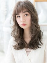 モッズヘア 越谷(mod's hair)&nbsp;外国人風オリーブアッシュオン眉小顔ロングh4越谷20代30代40代