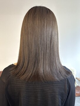 マッシュ チャヤマチ(MASHU chayamachi) 柔らか透明感カラー/ブリーチなし/オリーブブラウン/大阪梅田