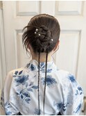 【浴衣・イベント】上品カチモリヘアセット