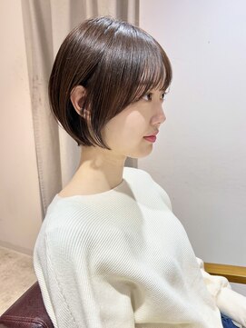 ラミエ バイ メルト 吉祥寺(lamie by melt) *滝田*20代30代40代秋色ブラウン絶壁解消ショートボブ大人可愛い