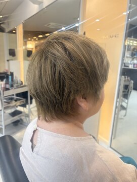 シャンプーボーイエイムス(SHAMPOO BOY aims) ブリーチ歴ありブロンドカラー