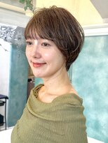 ロンド 銀座(Lond)&nbsp;●杉浦オリーブグレー/ショート/レイヤー/髪質改善/縮毛矯正12