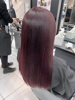 トニーアンドガイ 青山店(TONI & GUY) ブリーチ無しピンクヘア