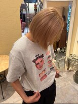 ルシュカイチマルニ(Rasca102)&nbsp;Rasca□ ボブ/ブリーチ/ミルクティーベージュ