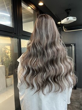 エヴァン(HEVIN) 橋口限定 ☆ホワイトミルクティー☆ハイライトカラー2