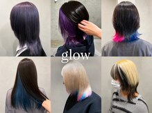 グロー(glow)の雰囲気（ブリーチ/デザインカラー/ダブルカラー/エリアNo.1）