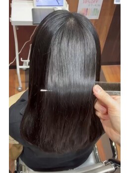 レイエレガンス 東浦店の写真/【湿気対策】うねり・広がりを抑える縮毛矯正