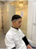 ツーブロックマンバンヘアオールバック/四条大宮/烏丸/京都