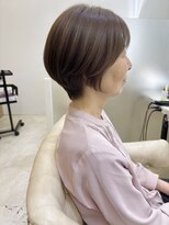 アカンサス バイ ミリー 高槻店(acanthus by milly)&nbsp;分け目が気になる方へ♪40代50代の分け目ぼかしショート【中山】