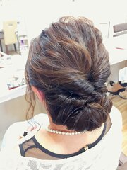 結婚式ヘアセット