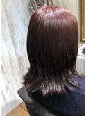 外ハネスタイル