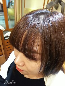 ヘアー ダンクユー(hair Dank u) 前髪のポイント矯正