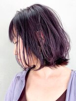 アルバム 銀座(ALBUM GINZA) ラベンダーボブ_セシルカットココアブラウン_ba299362