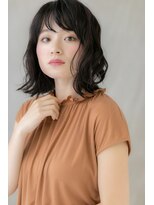 カバーヘア イヴ 戸頭店(COVER HAIR EVE) 黒髪小顔ウェットヘアくびれ外ハネボブ304Z戸頭20代30代40代