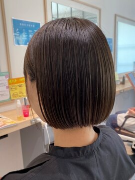 バサ 鷺ノ宮店(BASSA) 【庭野 スタイル】ダークブラウン×前下がり大人ボブ