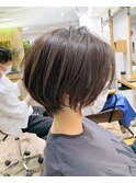 絶壁解消×イルミナカラー×前下がりくびれショート永田カズヤ