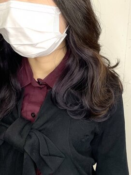 アイリー 名古屋(A/LEE) インナーカラー × パープル