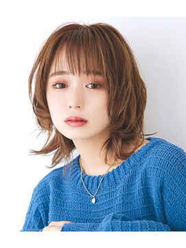 ビアンコカーロ 用賀店(Bianco caro) ふんわり柔らかウルフ/アースカラー/20代30代40代