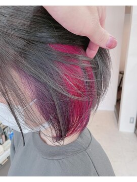 ヘアーアンドメイク カナン(HAIR&MAKE CANAAN) インナーカラー